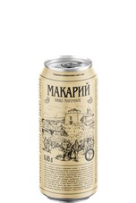 Пиво Макарий Марочное светлое 4,5% ж/б 0,45л